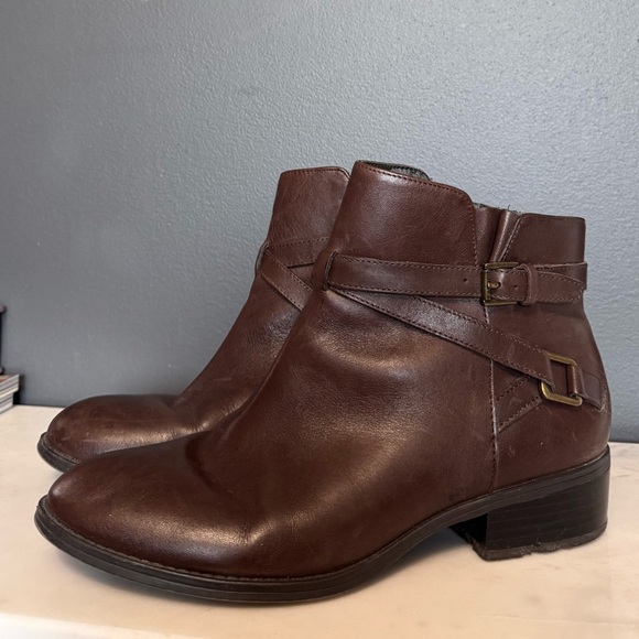 Ralph Lauren Shoes - Ralph Lauren Brown Leather Ankle Boots